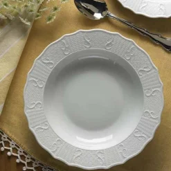 MOTTAHEDEH & COMPANY, INC Mount Vernon Prosperity Rim Soup Plate