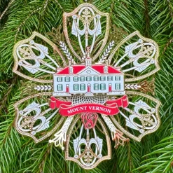 CHEMART COMPANY Mount Vernon Snowflake Ornament