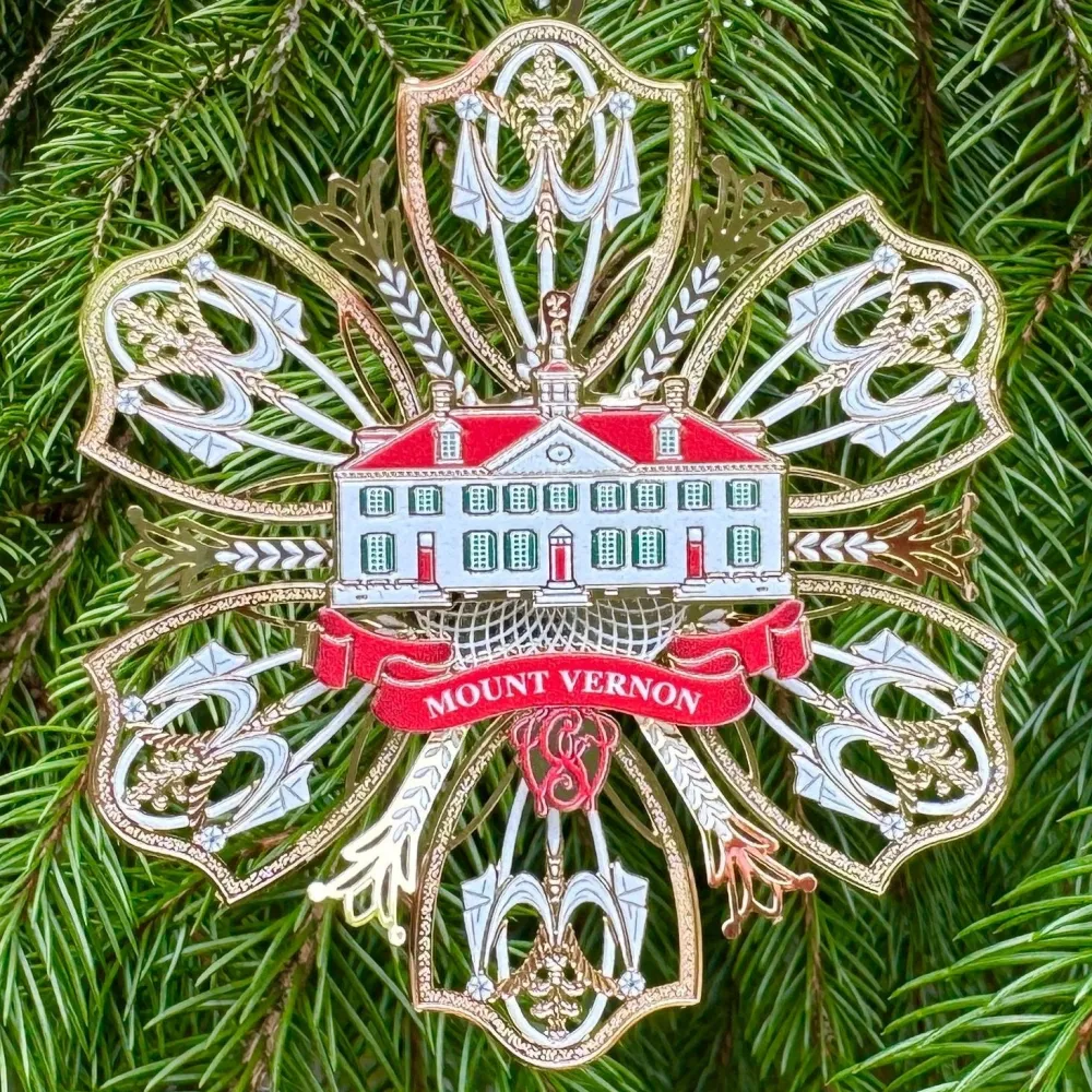 CHEMART COMPANY Mount Vernon Snowflake Ornament