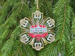 CHEMART COMPANY Mount Vernon Snowflake Ornament