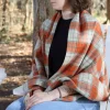 PATRICK KING WOOLLEN COMPANY Mount Vernon Tartan - Stole - Oversized Scarf