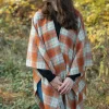 PATRICK KING WOOLLEN COMPANY Mount Vernon Tartan Cape