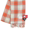 PATRICK KING WOOLLEN COMPANY Mount Vernon Tartan Viscose Scarf- Oversize