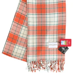 PATRICK KING WOOLLEN COMPANY Mount Vernon Tartan Viscose Scarf- Oversize