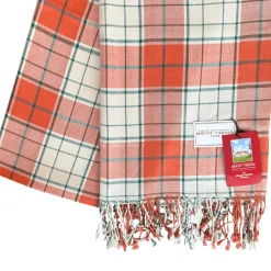 PATRICK KING WOOLLEN COMPANY Mount Vernon Tartan Viscose Scarf- Oversize