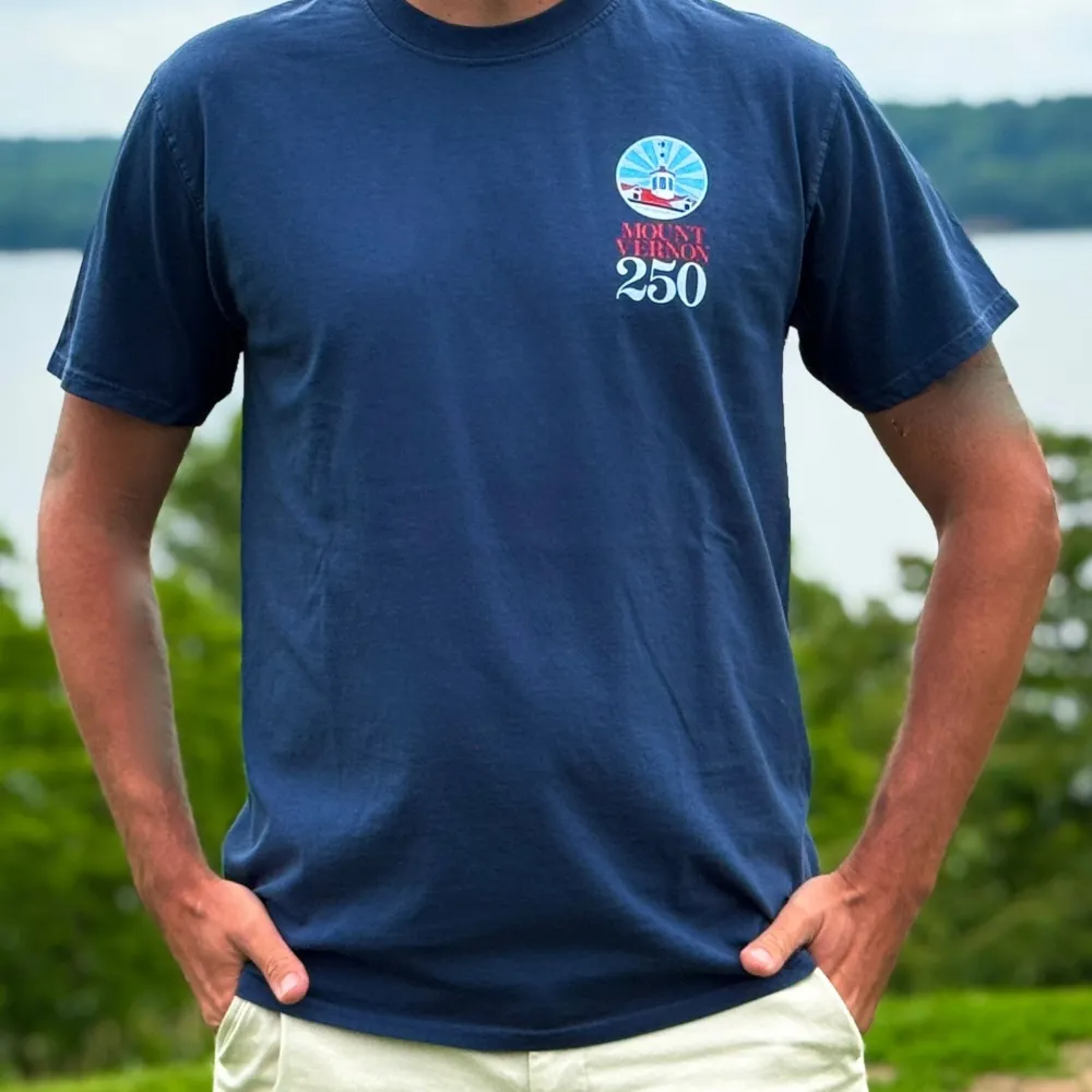 Techstyles Sportswear Mount Vernon 250th Anniversary T- Shirt