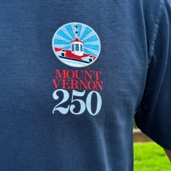 Techstyles Sportswear Mount Vernon 250th Anniversary T- Shirt