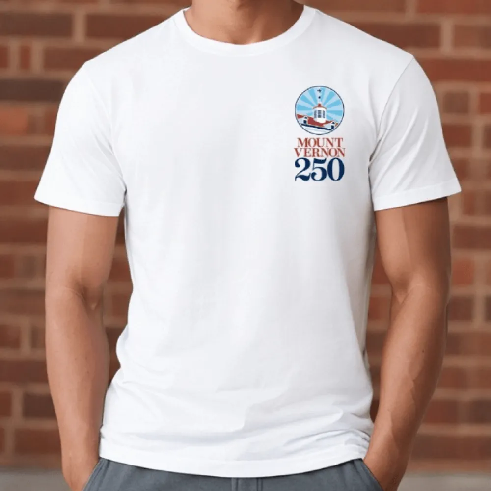 Techstyles Sportswear Mount Vernon 250th Anniversary T- Shirt
