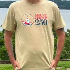OCEAN BEACH SPORTSWEAR, INC Mount Vernon 250th Anniversary Recycled T-Shirt