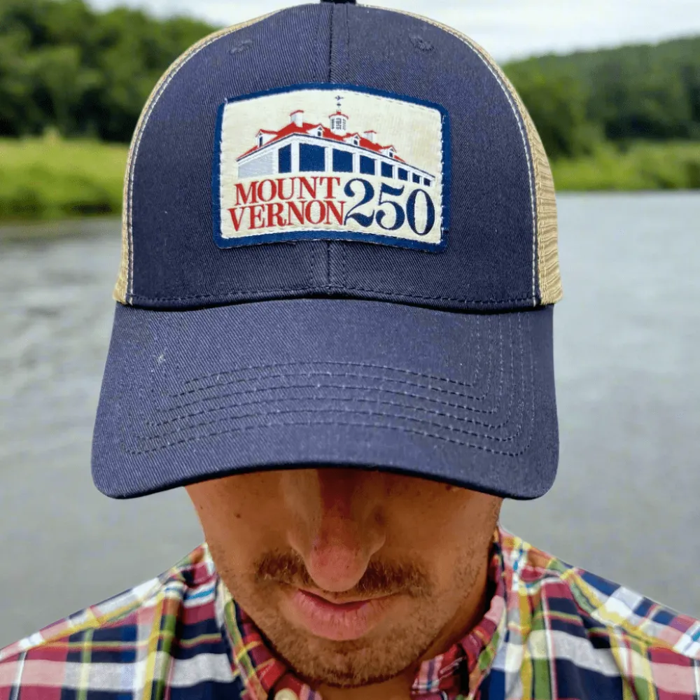 Techstyles Sportswear Mount Vernon 250th Anniversary Trucker Hat