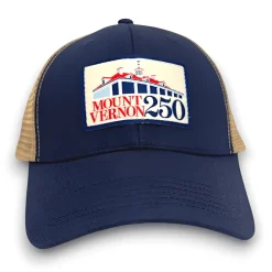 Techstyles Sportswear Mount Vernon 250th Anniversary Trucker Hat