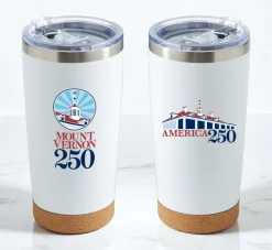 Techstyles Sportswear Mount Vernon 250th Anniversary Tumbler