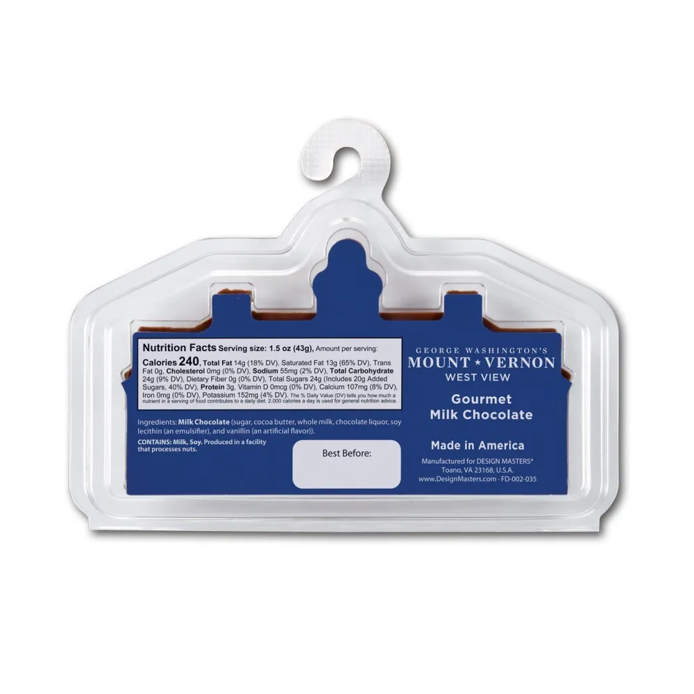 DESIGN MASTER ASSOCIATES Mount Vernon West Front Milk Chocolate