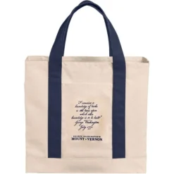 OCEAN BEACH SPORTSWEAR, INC Navy Blue George Washington Book Tote - Navy or Red