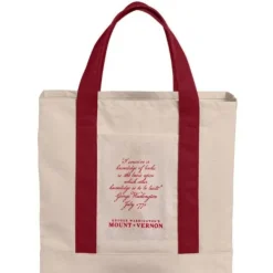 OCEAN BEACH SPORTSWEAR, INC Navy Blue George Washington Book Tote - Navy or Red