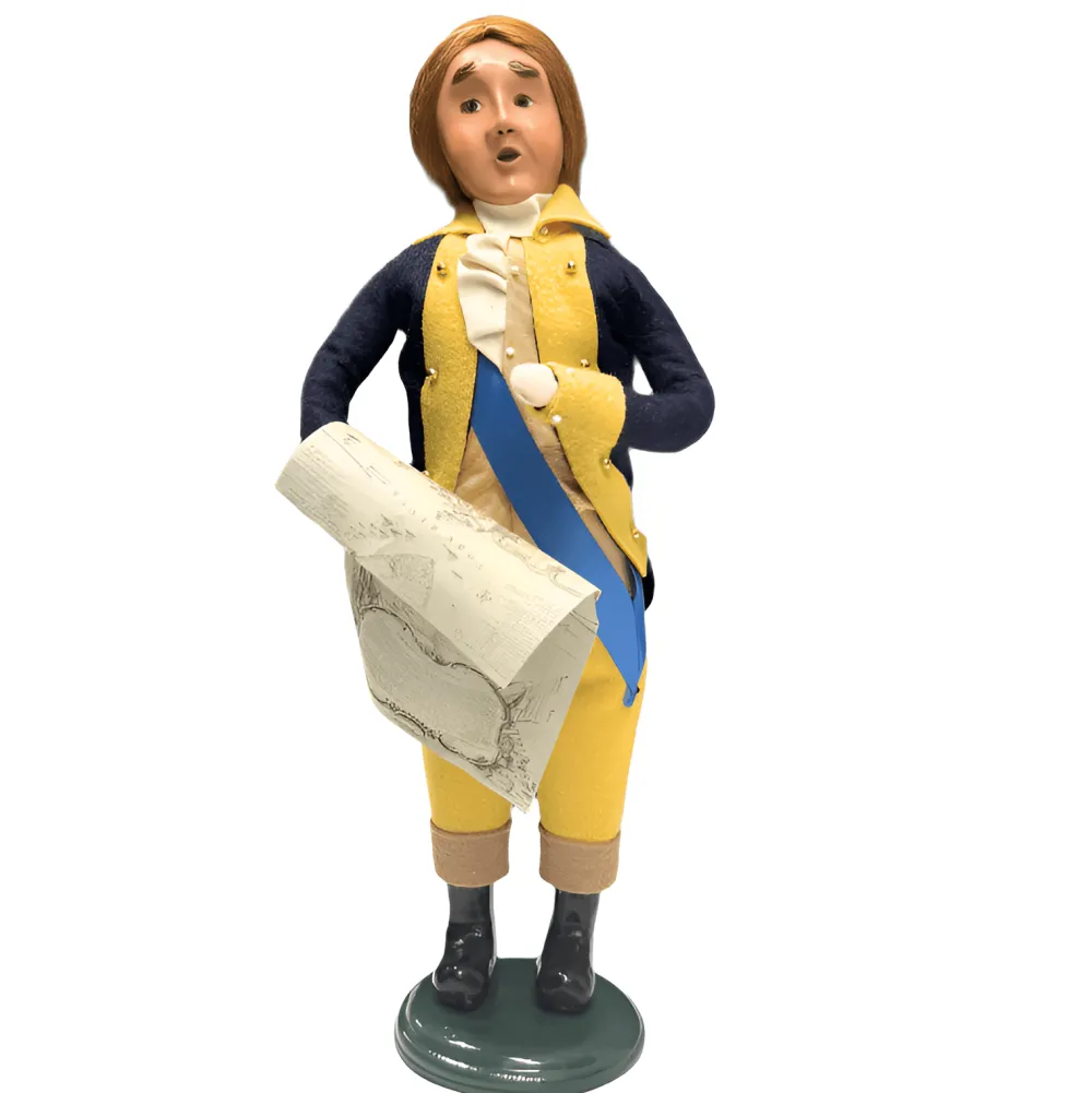 BYER'S CHOICE, LTD NEW Byers Choice George Washington 1776 Caroler