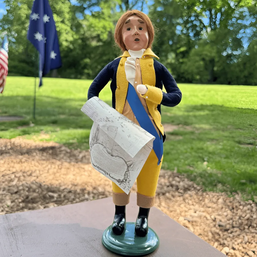 BYER'S CHOICE, LTD NEW Byers Choice George Washington 1776 Caroler