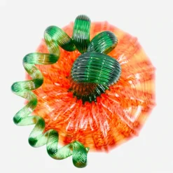 LUKE ADAMS HANDBLOWN GLASS Orange Glass Pumpkin - Luke Adams - Three Sizes