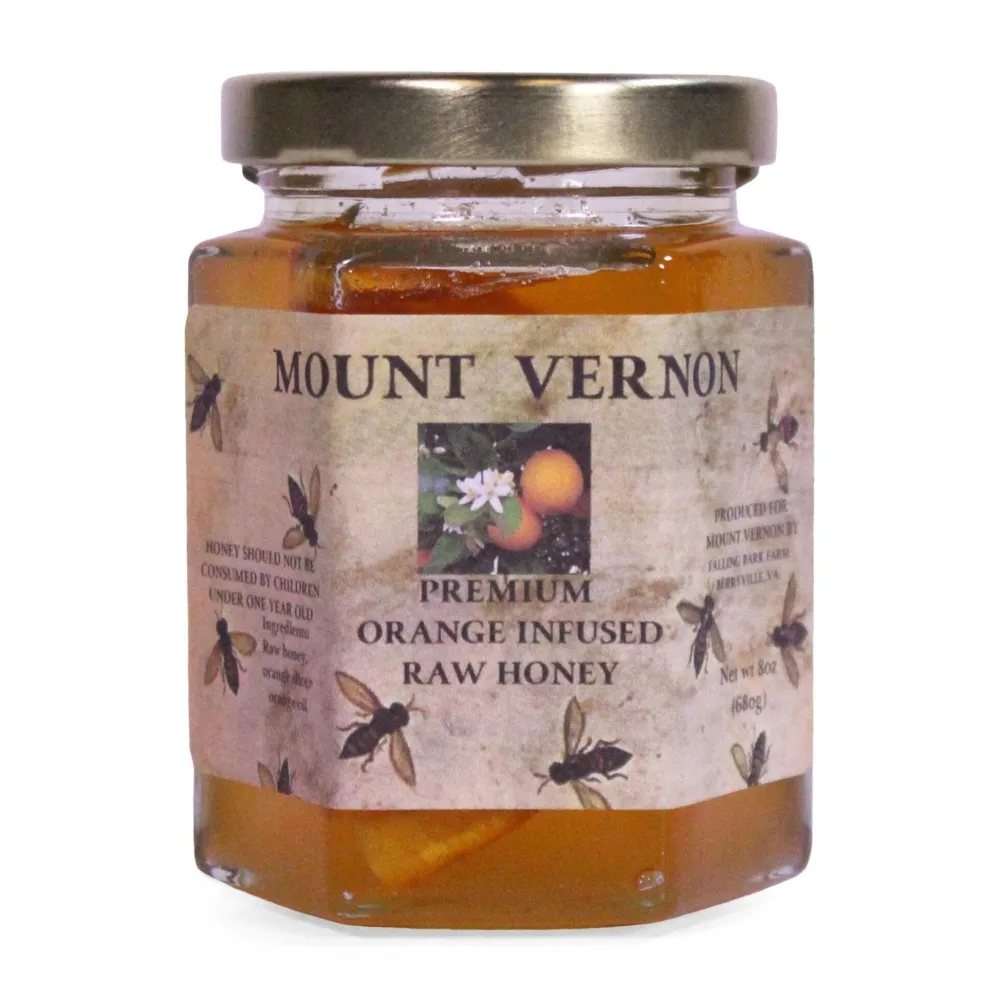 The Shops at Mount Vernon Orange Infused Raw Honey