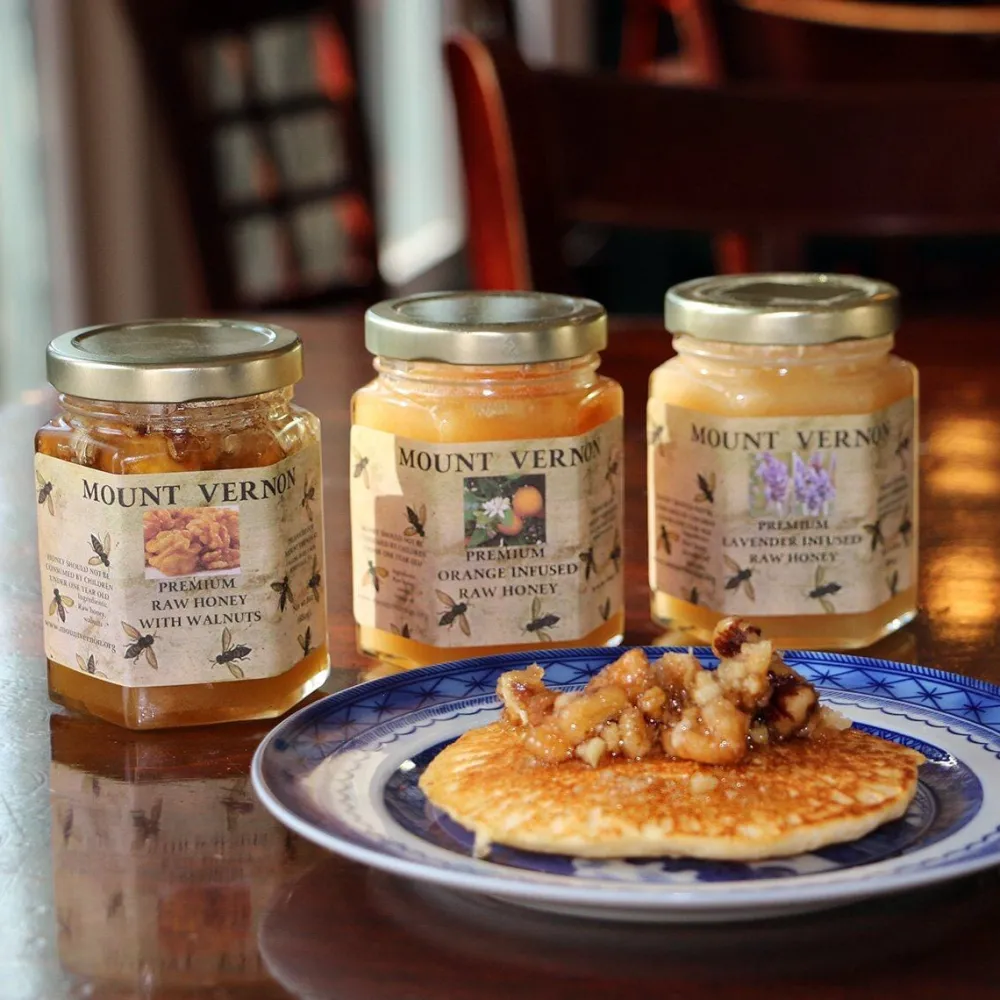 The Shops at Mount Vernon Orange Infused Raw Honey