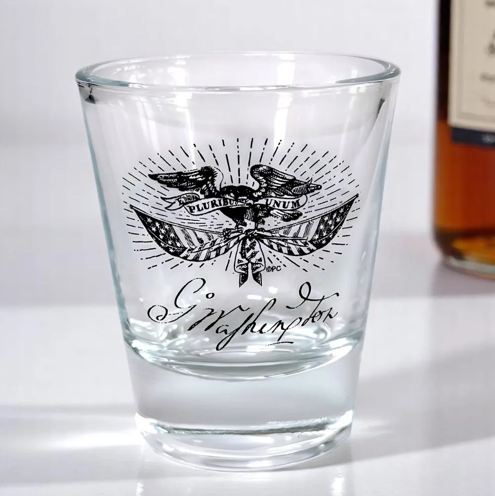 PLANET COTTON Patriotic Eagle Shot Glass