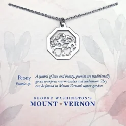 Women MELISSA LEW Peony Pendant Necklace