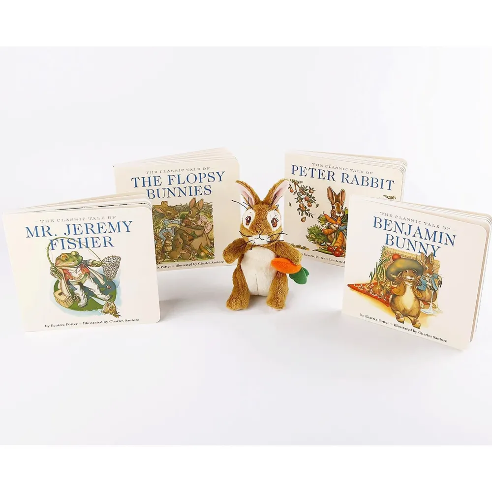 SIMON & SCHUSTER Peter Rabbit - Deluxe 4 Book & Plush Set