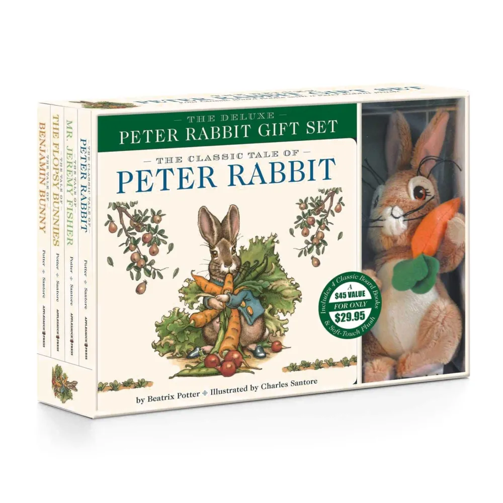 SIMON & SCHUSTER Peter Rabbit - Deluxe 4 Book & Plush Set