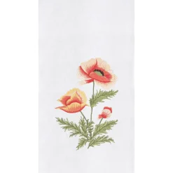 C & F ENTERPRISE Poppy Flour Sack Towel