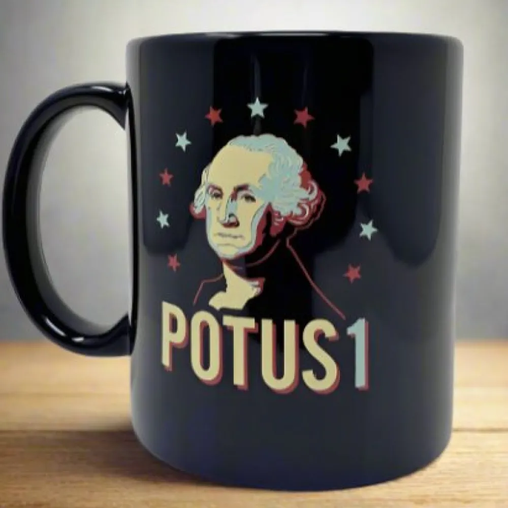 PLANET COTTON POTUS 1 Cobalt Mug