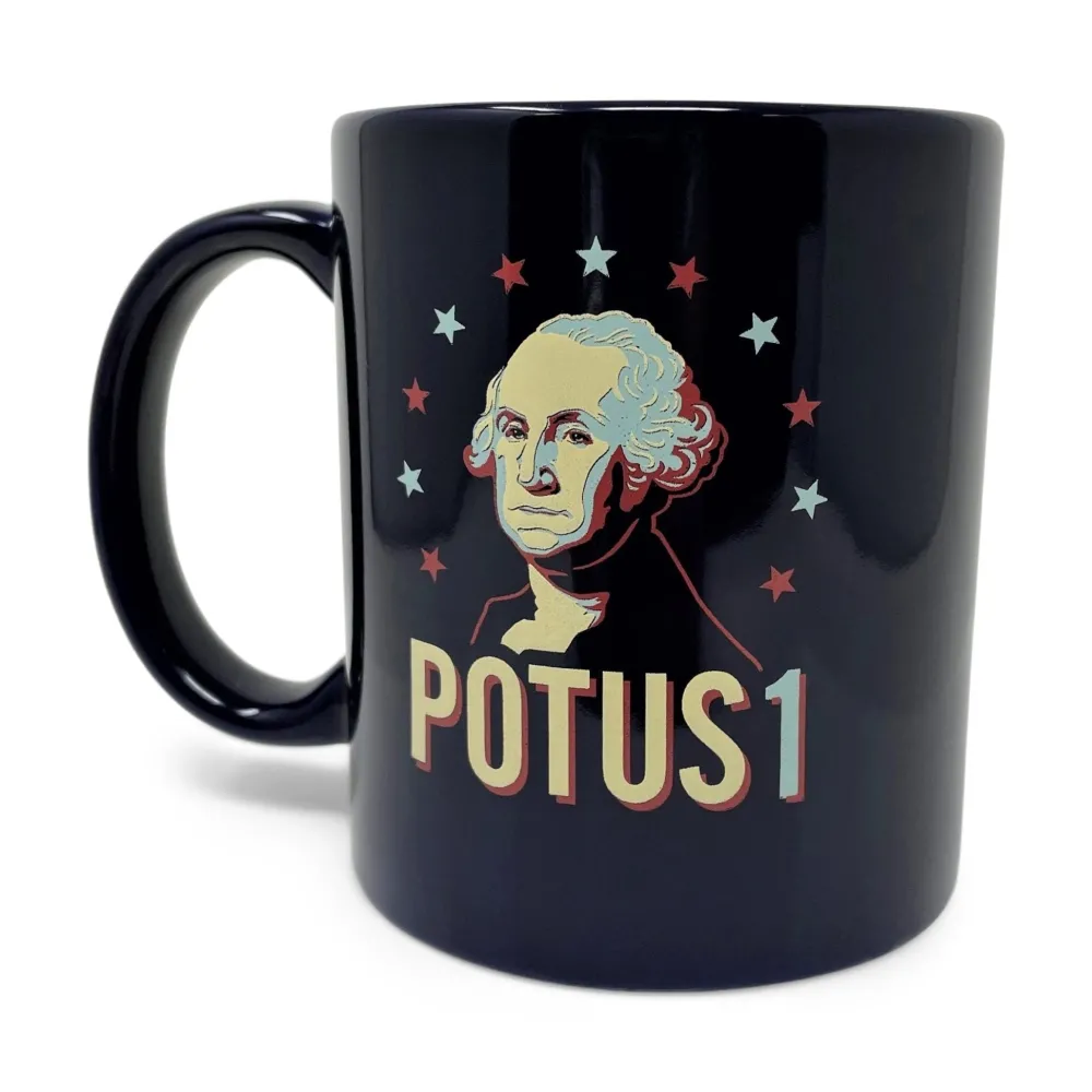 PLANET COTTON POTUS 1 Cobalt Mug