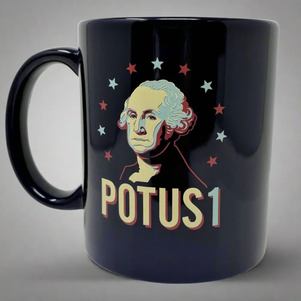 PLANET COTTON POTUS 1 Cobalt Mug