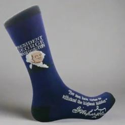 The Shops at Mount Vernon President George Washington Quotation Socks