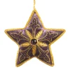 ST NICOLAS LTD. Purple Start Ornament St. Nicolas