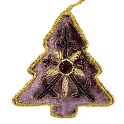 ST NICOLAS LTD. Purple Tree Ornament St. Nicolas