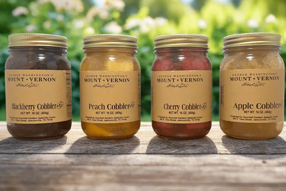 GOURMET GARDENS SPECIALTY FOODS INC Ready-to-Serve Jarred Cobbler - Peach