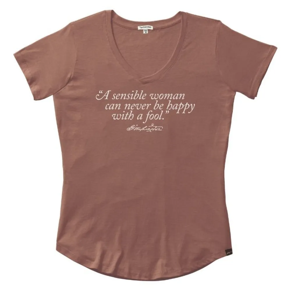 Techstyles Sportswear Sensible Woman Fitted T-Shirt