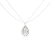 Women Color Craft Inc Sterling Silver Beaded Briolette Pendant