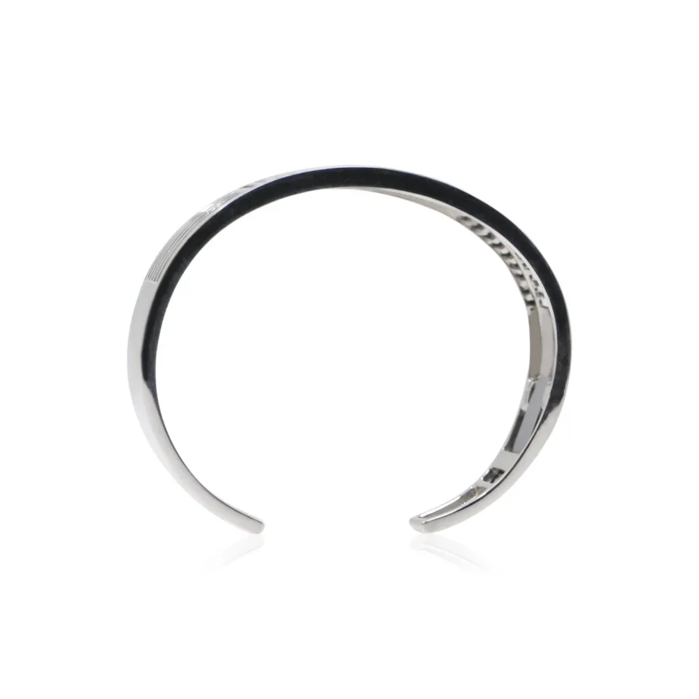 Women Color Craft Inc Sterling Silver Shutter Cuff Bracelet