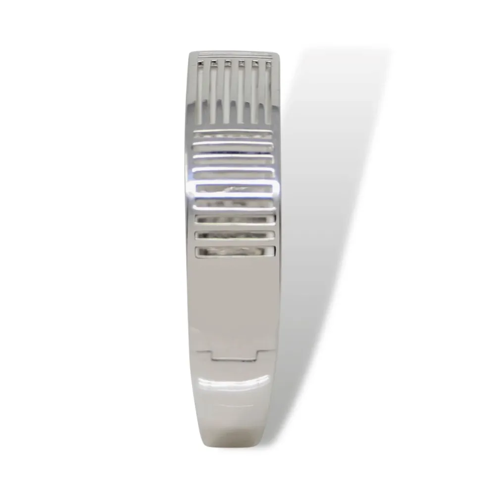 Women Color Craft Inc Sterling Silver Shutter Cuff Bracelet