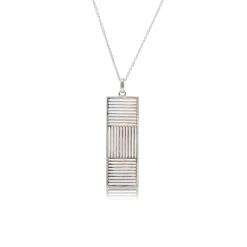 Women Color Craft Inc Sterling Silver Shutter Pendant