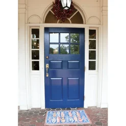 Michaelian Home Swimming Fish Wool Rug