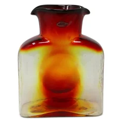 The Shops at Mount Vernon Tangerine Water Bottle - Blenko - Large or Mini