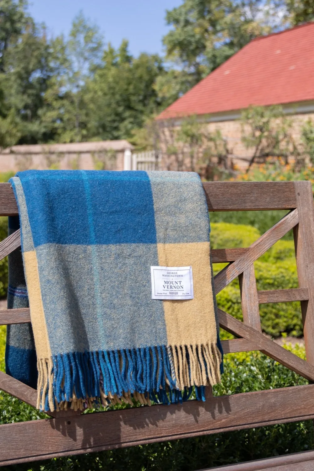 PATRICK KING WOOLLEN COMPANY Tartan Blanket - Mount Vernon Exclusive