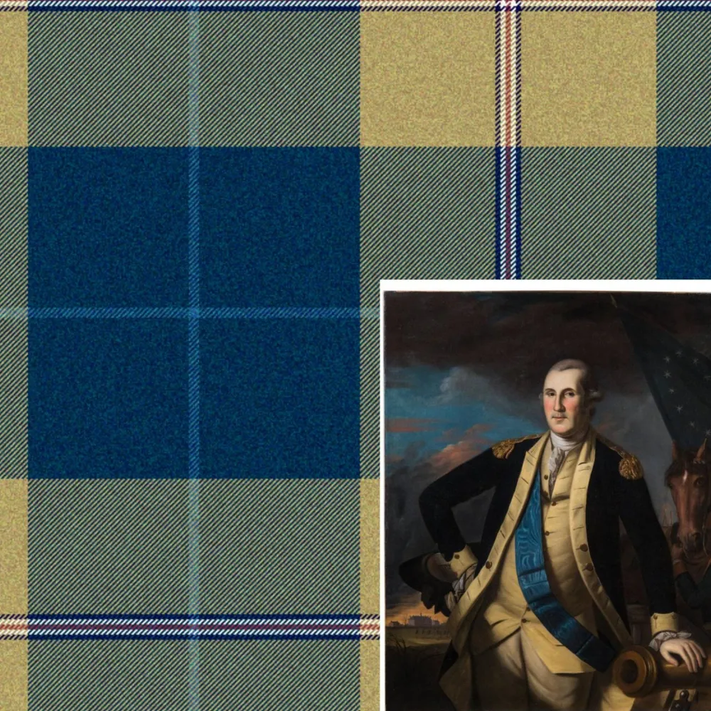 PATRICK KING WOOLLEN COMPANY Tartan Blanket - Mount Vernon Exclusive