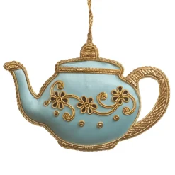 ST NICOLAS LTD. Tea Party Pot Ornament St. Nicolas