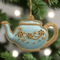 ST NICOLAS LTD. Tea Party Pot Ornament St. Nicolas