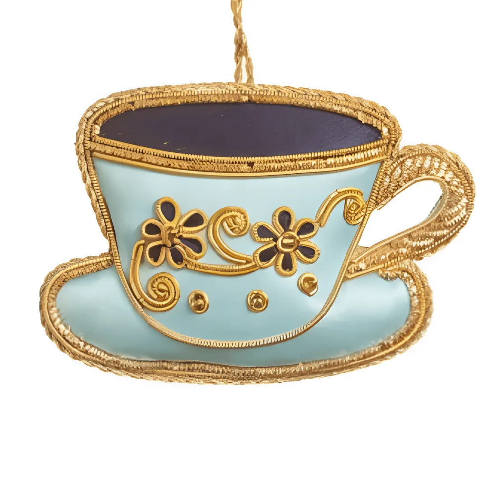 ST NICOLAS LTD. Tea Party Teacup Ornament St Nicolas