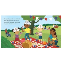 HACHETTE GROUP The Story of America's Birthday Board Book