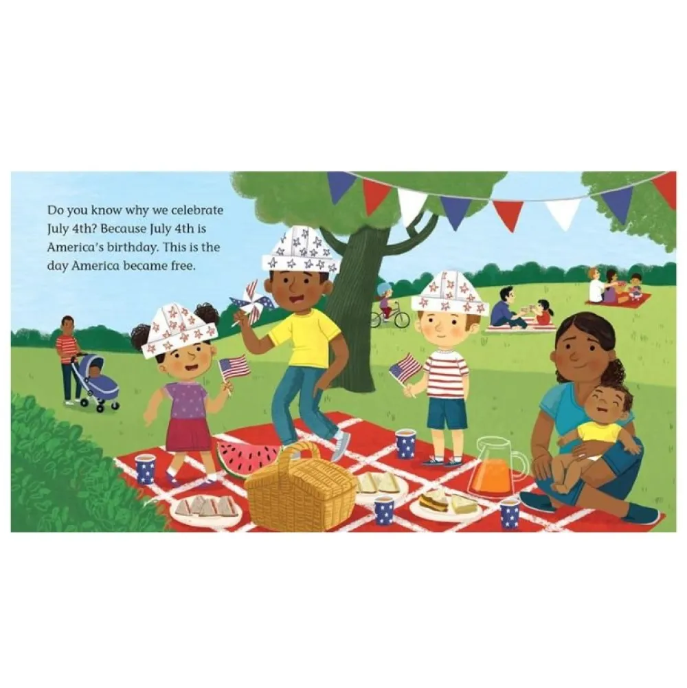 HACHETTE GROUP The Story of America's Birthday Board Book